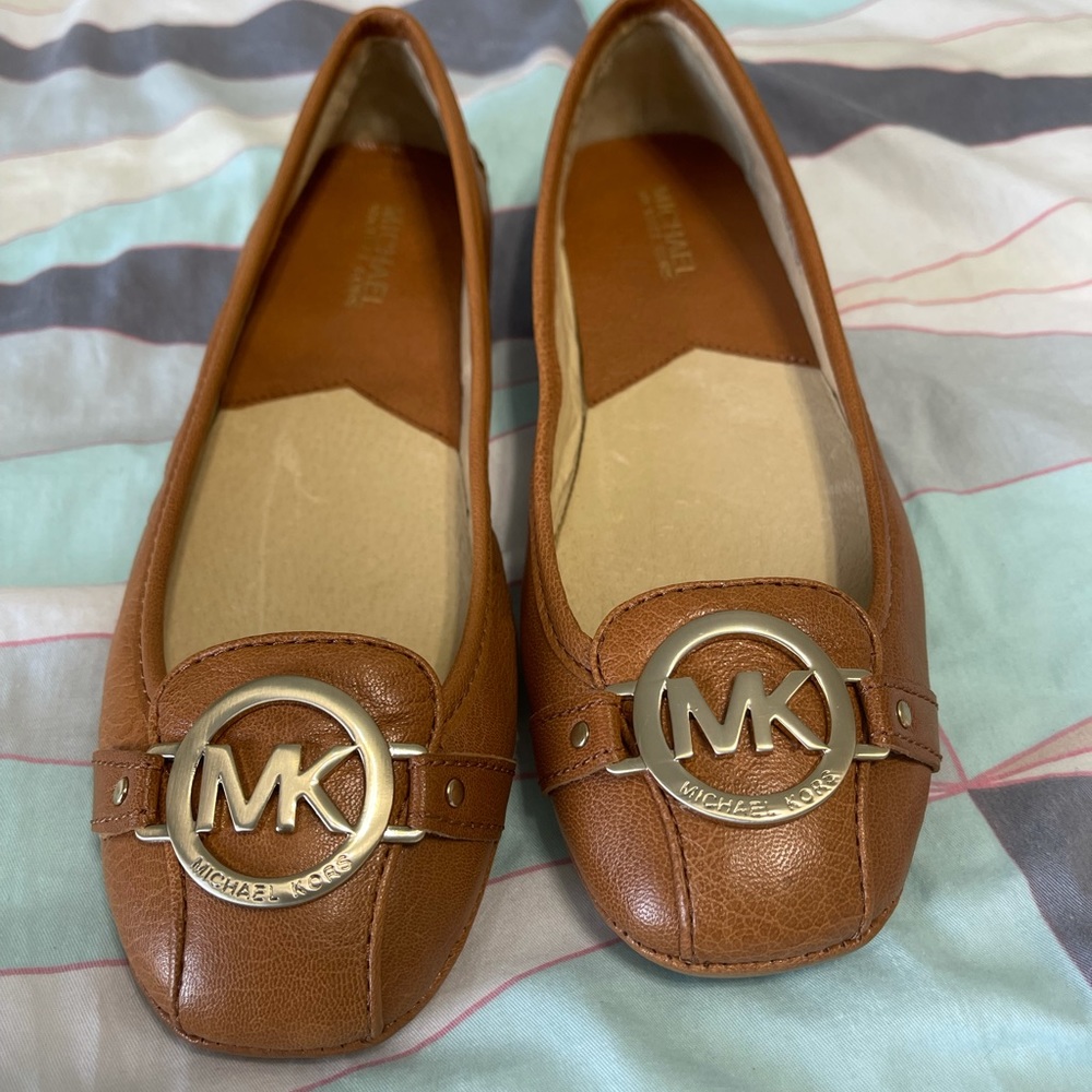 Brown Michael Kors Flats
